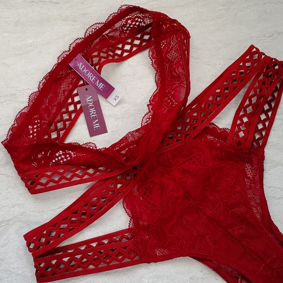 Lace high-waisted Adore Me Panties - Picture 4 of 6